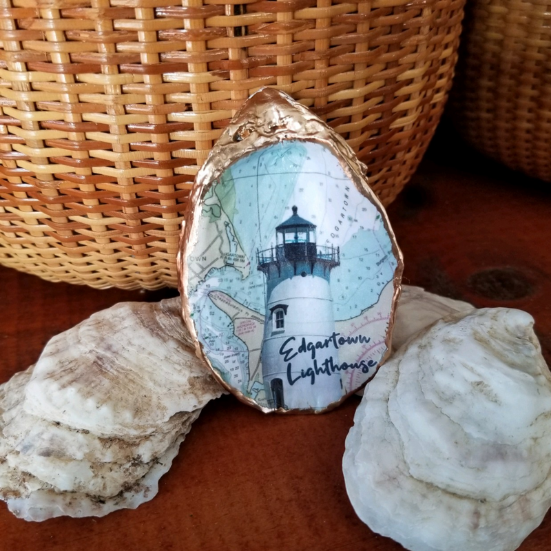 Edgartown Lighthouse  - Trinket/Ring Dish - Lighthouse Lover Gift -  Gift Boxed