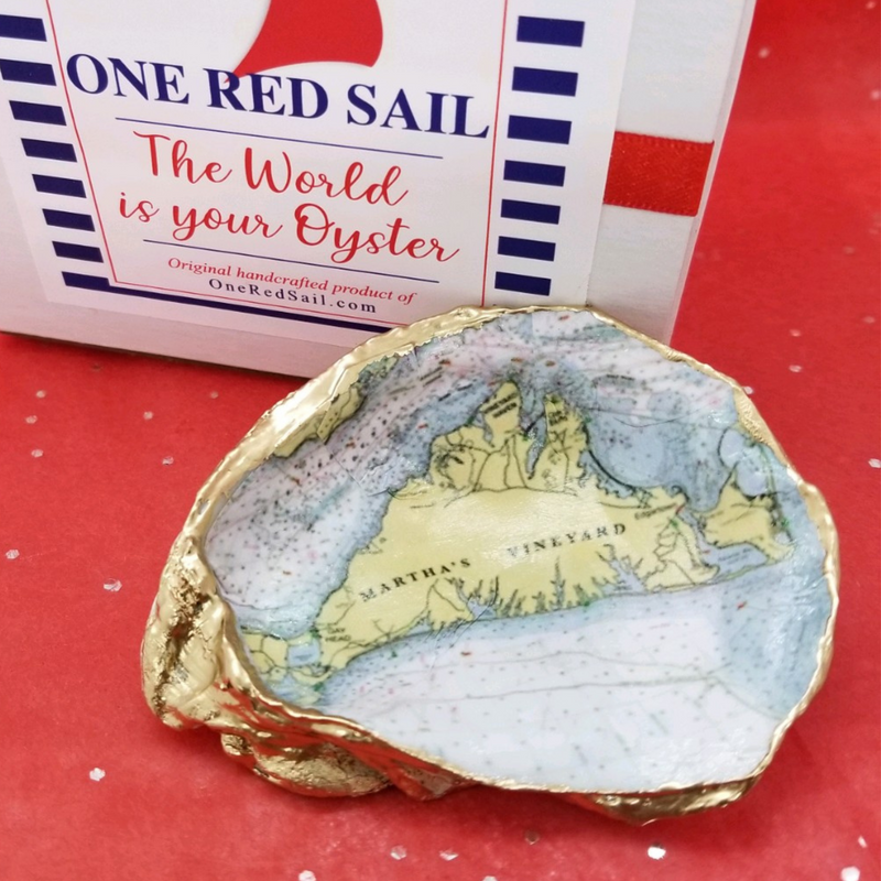 Custom NOAA Chart Shell - Designed with Your Favorite US Harbor or Port Inside - Attractively Gift Boxed